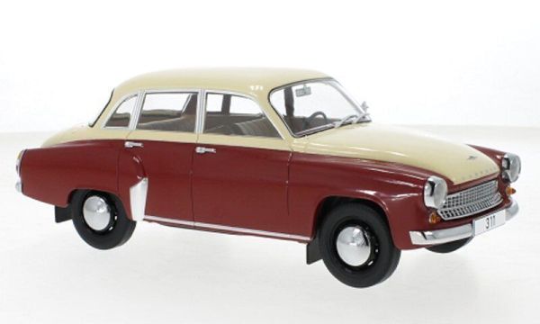 MOD18299 - WARTBURG 311 1959 Burdeos y beige - 1