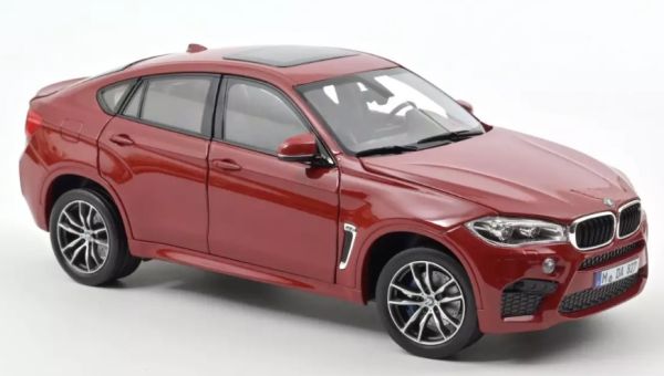 NOREV183242 - 2015 BMW X6 M rojo metalizado - 1