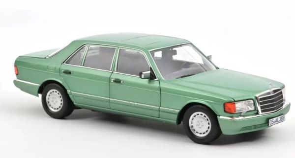 NOREV183469 - MERCEDES 560 SEL 1991 Verde metalizado - 1