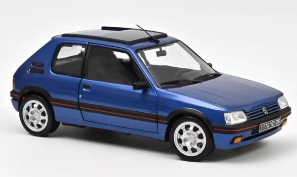 NOREV184844 - Peugeot 205 GTi 1.9 con techo solar 1992 Azul Miami - 1