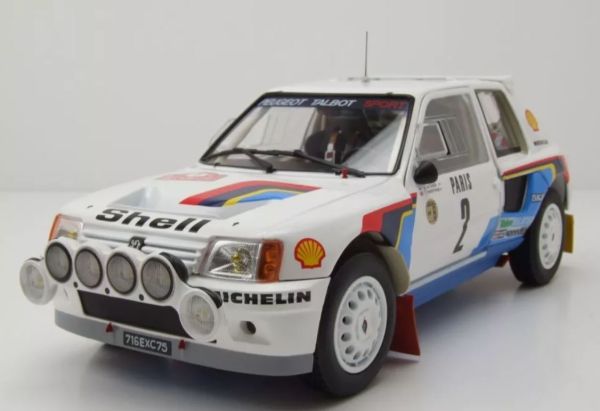 NOREV184864 - PEUGEOT 205 T16 1985 Blanco Monte-Carlo #2 Ari Vatanen 1:18 - 1