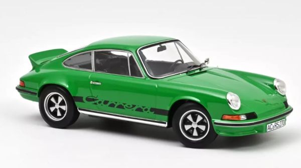 NOREV187680 - PORSCHE 911 RS 1973 Verde con Deco Negro - 1