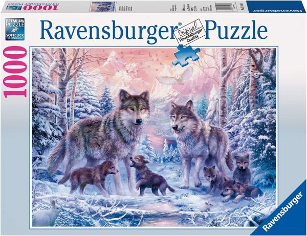 RAV191468 - Puzzle 1000 Piezas Lobos Árticos - 1