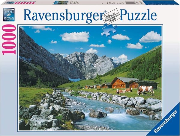 RAV192168 - Puzzle 1000 piezas Las montañas Karwendel en Austria - 1