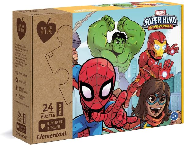 CLE20262 - Puzzle 24 piezas Marvel Super Heroes - 1