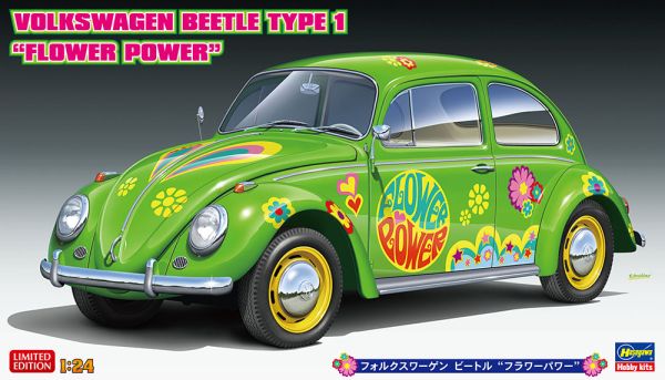 HAW20488 - VOLKSWAGEN Beetle - Flower Power para montar y pintar - 1