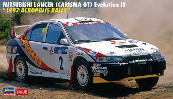 HAW20593 - MITSUBISHI Lancer - Evo. IV Rallye d'Acropolis 1997 para montar y pintar - 1