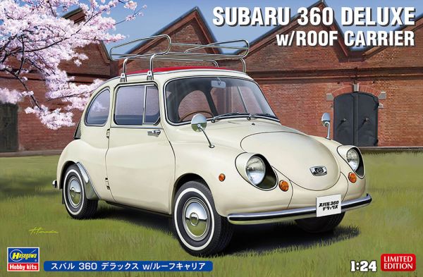 HAW20622 - SUBARU 360 Deluxe con portaequipajes para montar y pintar - 1