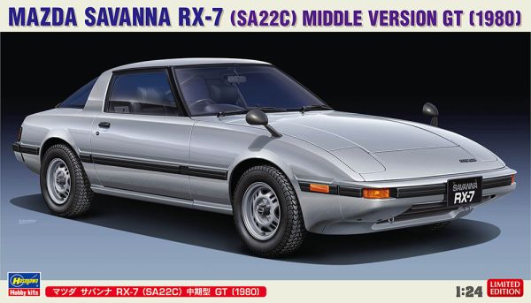 HAW20635 - MAZDA Savanna RX-7 1980 gris para montar y pintar - 1