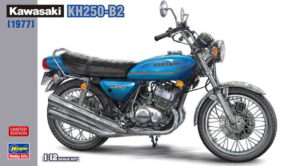 HAW21729 - Motocicleta KAWASAKI KH250-B2 para construir y pintar - 1