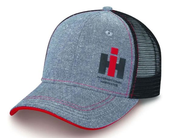 220040 - Gorra gris y roja INTERNATIONAL con visera negra - 1