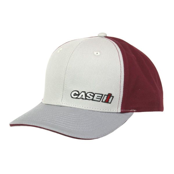 CASCNH22145 - Gorra CASE IH en gris y burdeos - 1