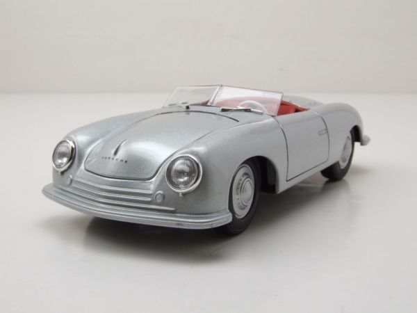 WEL24090GRIS - PORSCHE 356 N°1 cabriolet 1948 Plateado - 1