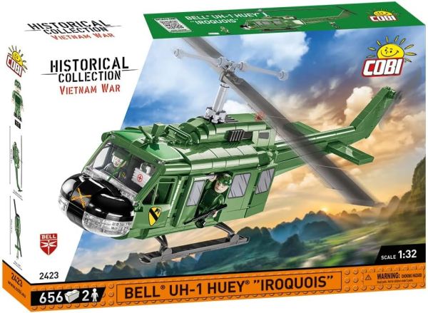 COB2423 - Helicóptero militar BELL UH-1 HUEY - 656 piezas - 1