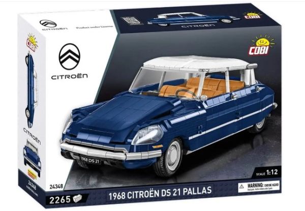 COB24348 - CITROEN DS 21 Pallas 1968 Azul - 2265 Piezas - 1