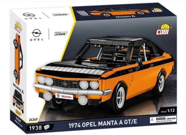 COB24349 - OPEL Manta A GT/E 1974 Naranja y negro - 1938 Piezas - 1