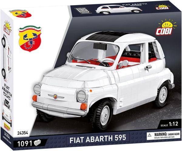 COB24354 - FIAT 500 Abarth 1965 Blanco - 1091 piezas - 1