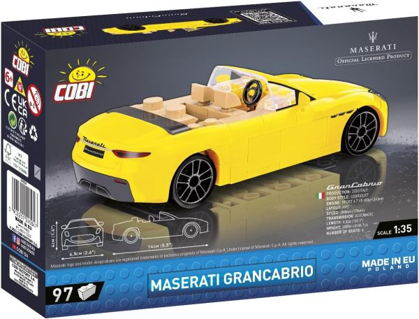 COB24504 - MASERATI Grancabrio amarillo - 97 piezas - 1