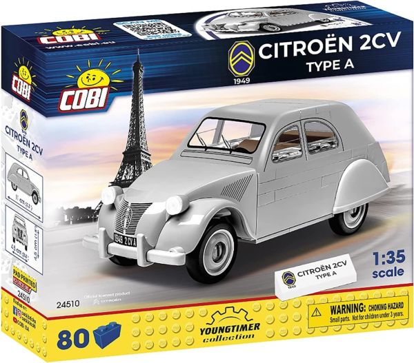 COB24510 - CITROEN 2CV Tipo A 1949 Gris - 80 piezas - 1