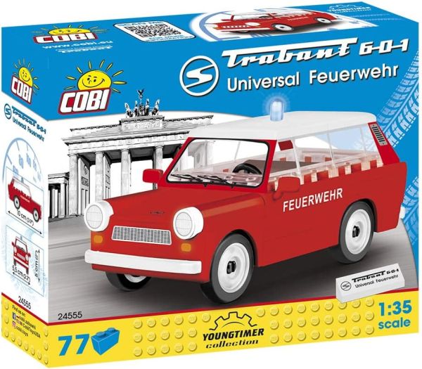 COB24555 - TRABANT 601 Universal Bomberos - 77 piezas - 1