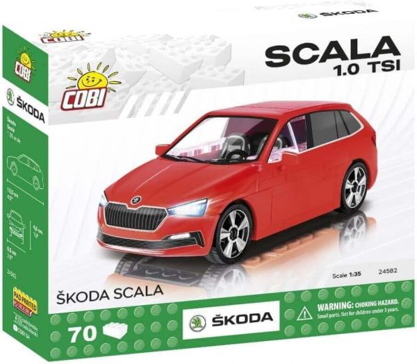 COB24582 - SKODA Scala 1.0 TSI rojo - 70 piezas - 1