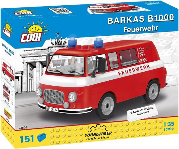 COB24594 - BARKAS B1000 Bomberos - 151 piezas - 1