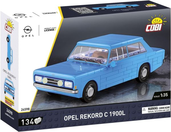 COB24598 - OPEL Rekord C 1900L azul - 130 piezas - 1