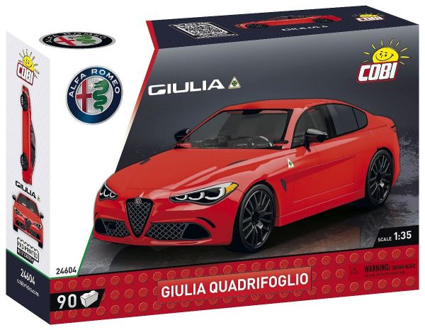 COB24604 - ALFA ROMEO Gulia Quadrifoglio rojo - 90 piezas - 1