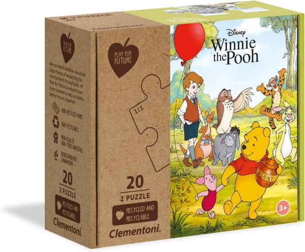 CLE24772 - 2 rompecabezas Winnie the Pooh de 20 piezas - 1