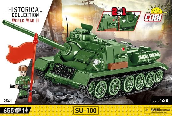 COB2541 - Tanque ruso SU-100 - 655 piezas - 1