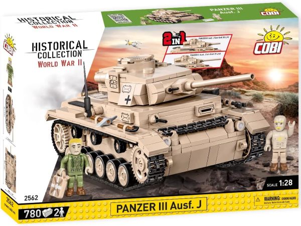 COB2562 - Tanque PANZER III AUSF.J - 780 piezas - 1