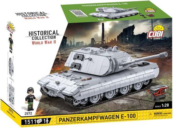 COB2572 - Tanque PANZERKAMPFWAGEN E-100 - 1511 piezas - 1