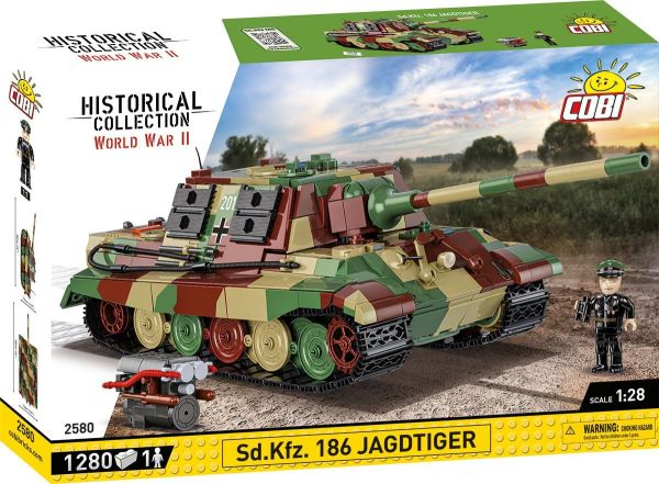 COB2580 - Tanque SD.KFZ. 186 JAGDTIGER - 1280 piezas - 1