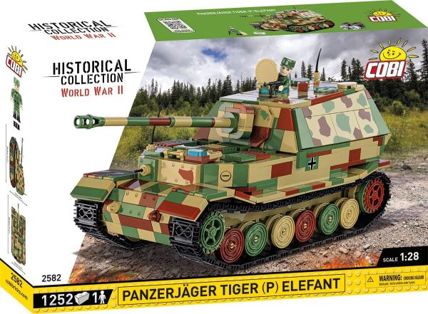 COB2582 - Tanque PANZERJAGER Tiger P Elefant - 1252 piezas - 1