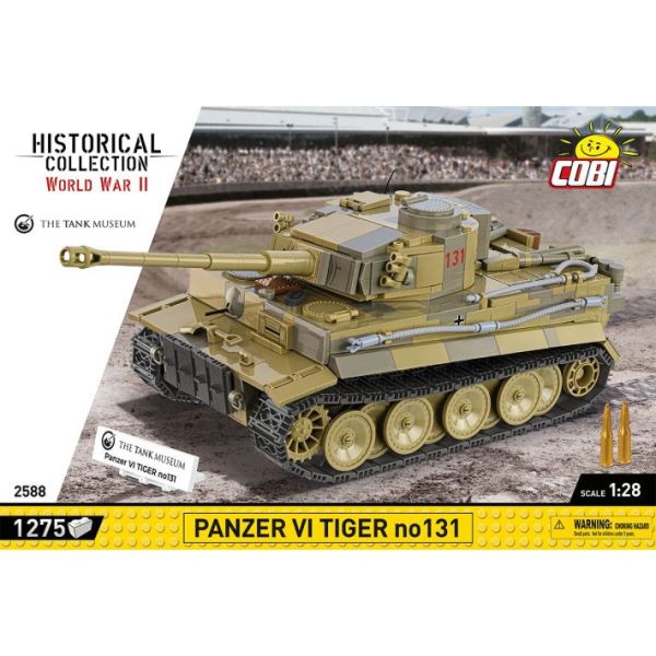 COB2588 - Tanque PANZER VI Tiger No.131 - 1275 piezas - 1