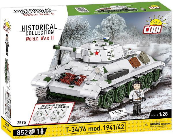 COB2595 - Tanque T-34/76 mod. 1941/42 - 852 piezas - 1