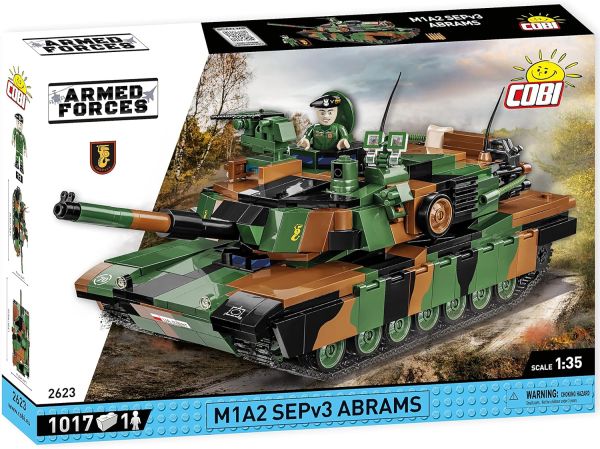 COB2623 - Tanque M1A2 ABRAMS SEPV3 - 1000 piezas - 1