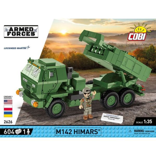 COB2626 - Vehículo militar M142 Himars - 604 piezas - 1