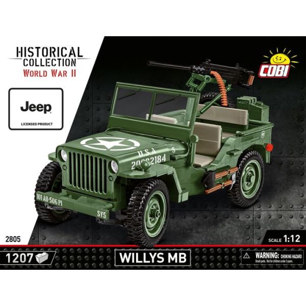 COB2805 - JEEP Willys MB - Edición Exclusiva - 1207 Piezas - 1