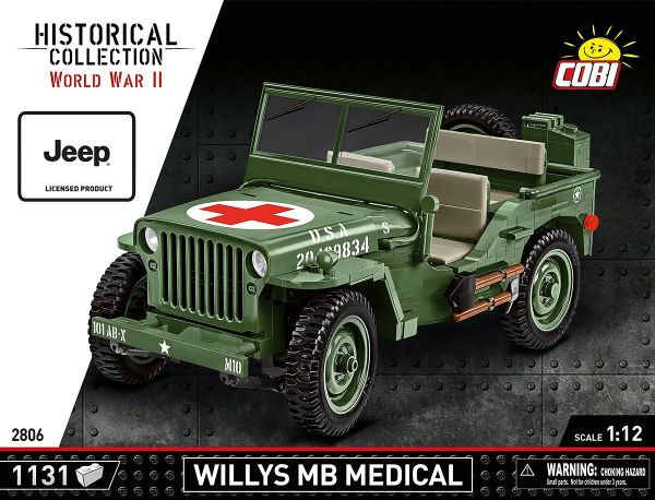 COB2806 - JEEP Willys MB Médico - 1131 Piezas - 1