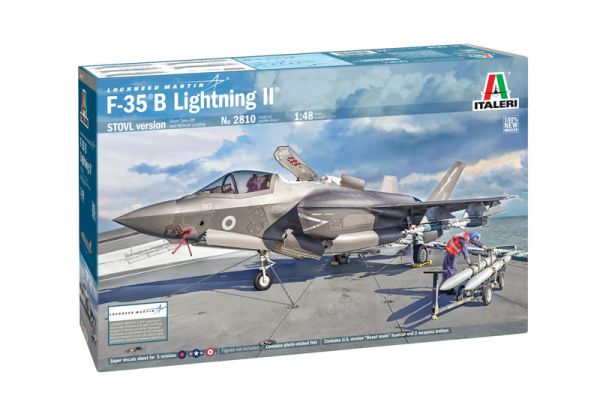 ITA2810 - Avión de combate F-35B Lightning II para montar y pintar - 1