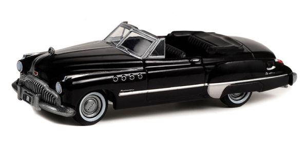 GREEN28110-A - BUICK roadmaster Convertible 1949 negro de la serie BLACK BANDIT en blister - 1