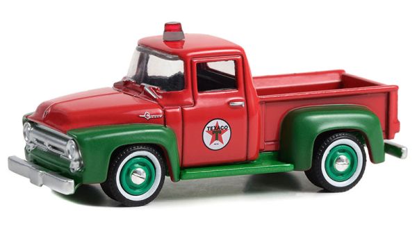 GREEN28120-A - FORD F-100 Pick-up rojo y verde 1954 TEXACO 120 años bajo blister - 1