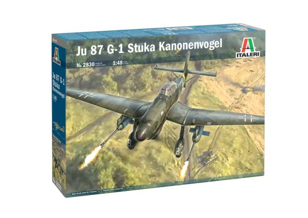 ITA2830 - Avión de combate JU 87 G-1 Stuka Kanonenvogel para montar y pintar - 1