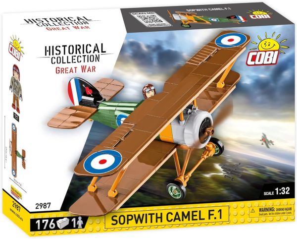 COB2987 - Avión militar SOPWITH. F.1 CAMEL - 176 piezas - 1