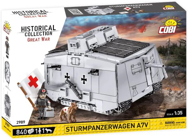 COB2989 - Tanque STURMPANZERWAGEN A7V - 840 piezas - 1