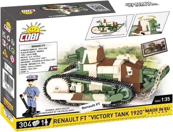 COB2992 - RENAULT FT Tanque Victory 1920 - 304 piezas - 1