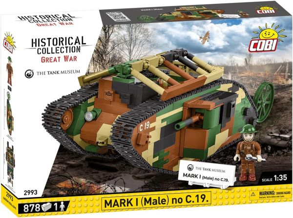 COB2993 - Tanque MARK I no C.19 - 878 Piezas - 1