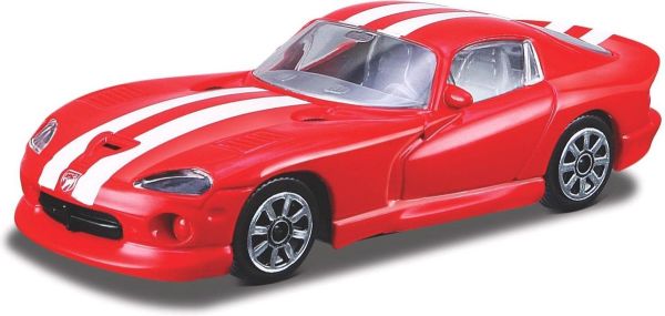 BUR30029 - DODGE Viper GTS Coupe rojo con rayas blancas - 1