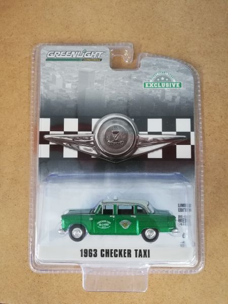 GREEN30207VERT - CHECKER MOTORS MARATHON A11 1963 taxi versión verde vendido en blister - 1